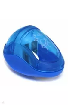 Точилка с контейнером 2 отверстия "EASYSHARP" космическая, 2 цвета (35-0013)