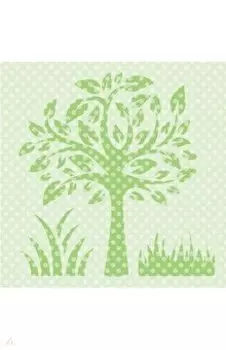 Трафарет для рисунка Дерево