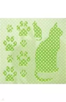 Трафарет для рисунка Кошечки