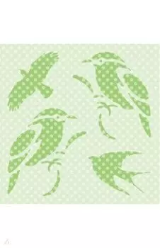 Трафарет для рисунка Птицы