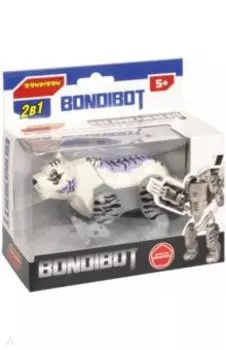 Трансформер Bondibot 2в1, робот белый Тигр