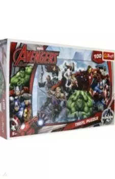 Trefl. Puzzle-100 MIDI Атака. Герои