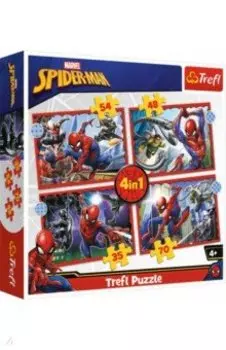 Trefl. Puzzle-35х48х54х70. Человек-Паук