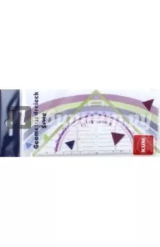 Треугольник-транспортир 45" 15см Style (2280329)