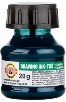 Тушь акриловая плакатная, зеленая