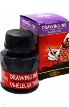 Тушь индийская, лавандовый