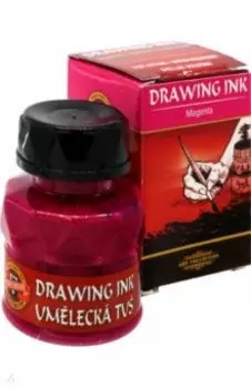 Тушь индийская, маджента