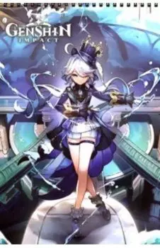 Творческий блокнот Геншин. Изящная Фурин, А4