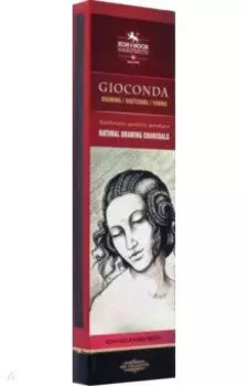 Уголь художественный натуральный 8622, палочки 6-7, 6 штук