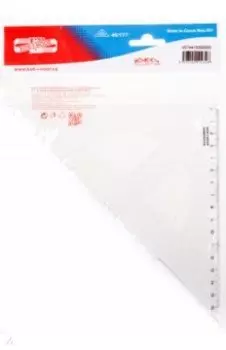Угольник 45/177, прозрачный пластик