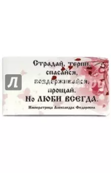Визитница "Страдай, терпи, спасайся" (002056виз001)