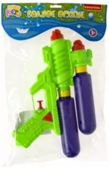 Водный пистолет Двухстволка, с двумя резервуарами