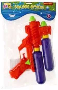 Водный пистолет Двухстволка, с двумя резервуарами