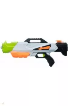 Водный пистолет с помпой, бело-чёрный
