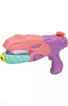 Водный пистолет с помпой, розово-сиреневый