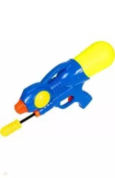Водный пистолет с помпой, синий