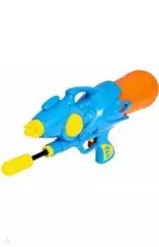 Водный пистолет с помпой, синий