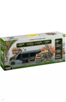 Военный набор инерционных машин, 9 машинок