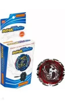 Волчок Торнадо Феникс, серо-красный