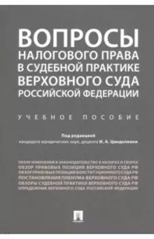 Вопросы налогового права в судебной практике Верховного Суда Российской Федерации. Учебное пособие