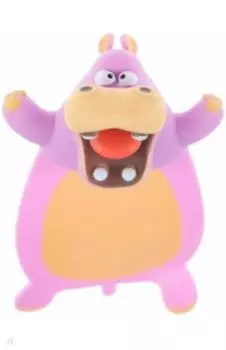 Закладка пластиковая Бегемотик