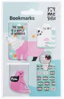 Закладки магнитные для книг Purple mood, 4 штуки