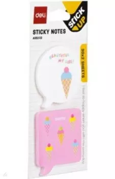 Закладки самоклеящиеся бумажные. 1 цвет 15 листов 76х101мм (в ассортименте) (EA55202)