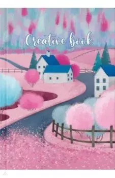 Записная книжка 112 листов, 14*21 см "ВЕСЕННИЙ ПЕЙЗАЖ" 3 вида разлиновки