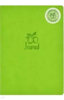 Записная книжка (60 листов, А5+), ЗЕЛЁНЫЙ, аромат яблоко (52903)