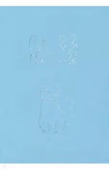 Записная книжка (60 листов, А6+, мягкий переплет, ПВХ, голубой) (52775)