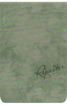 Записная книжка 96 листов, 9x14 см "ДЖИН ДЕЛОВАЯ ФИСТАШКОВАЯ" твердая обложка (50202)