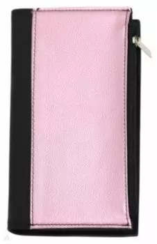 Записная книжка 96 листов, А6+ "НАППА РОЗОВЫЙ МЕТАЛЛИК" (47899)