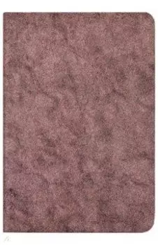 Записная книжка "Гранж" (96 листов, А6, пепельно-розовый металлик, бордовые страницы) (47481)
