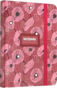 Записная книжка "Розовые маки" (80 листов, А6) (С3355-10)