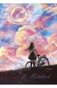 Записная книжка Розовые мечты, 80 листов, линия, точка