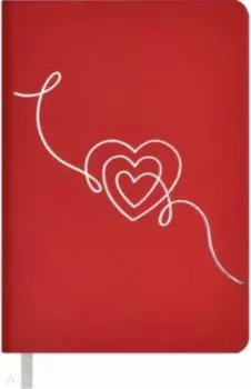 Записная книжка Софт-Тач. Красный, А6, 96 листов, линия