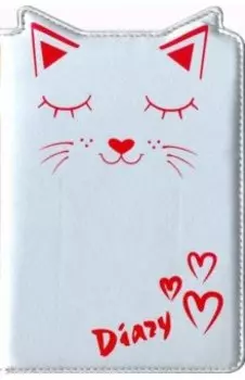 Записная книжка "Виннер" (96 листов, А6+, серебряный, шелкография красного цвета) (47474)