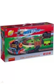 Железная дорога Восточный экспресс, с одним паровозом и вагоном