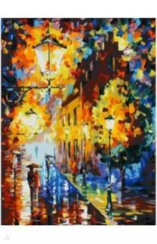 Живопись на холсте 30*40 Огни в ночи (028-AS)