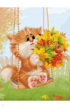 Живопись на холсте Божья коровка