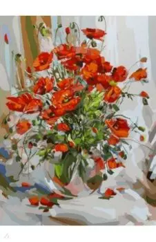 Живопись на холсте Букет маков