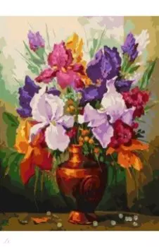 Живопись на холсте Ирисы