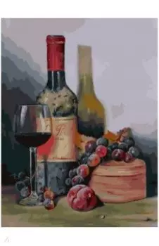 Живопись на холсте Красное вино