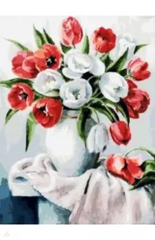 Живопись на холсте Красные и белые