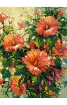 Живопись на холсте Мальва