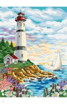 Живопись на холсте Маяк, 30х40