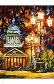 Живопись на холсте Мерцание ночи Санкт-Петербурга