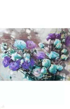 Живопись на холсте Ноктюрн с розами