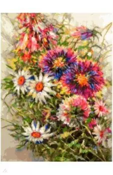 Живопись на холсте Осенний букет