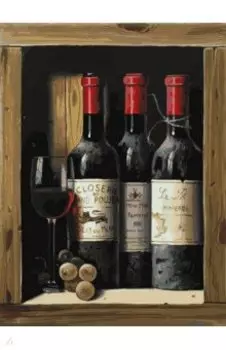 Живопись на холсте по номерам Коллекционное вино